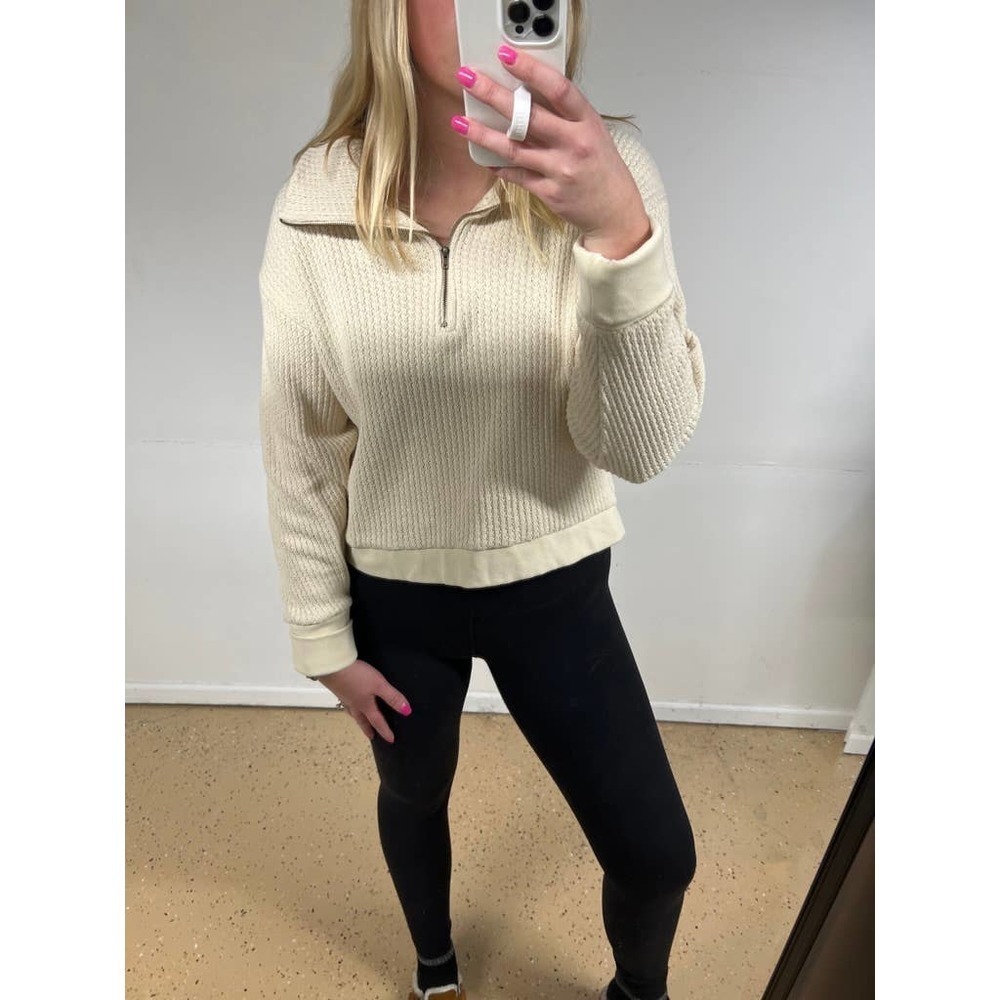 BB DAKOTA STEVE MADDEN Quarter Zip Sweater